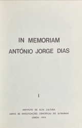 IN MEMORIAM. ANTÓNIO JORGE DIAS. I (a III).
